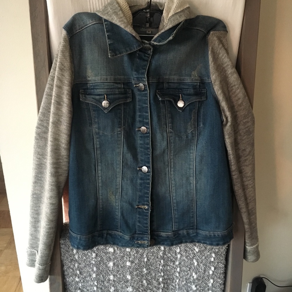 Jean Sweatshirt Jacket